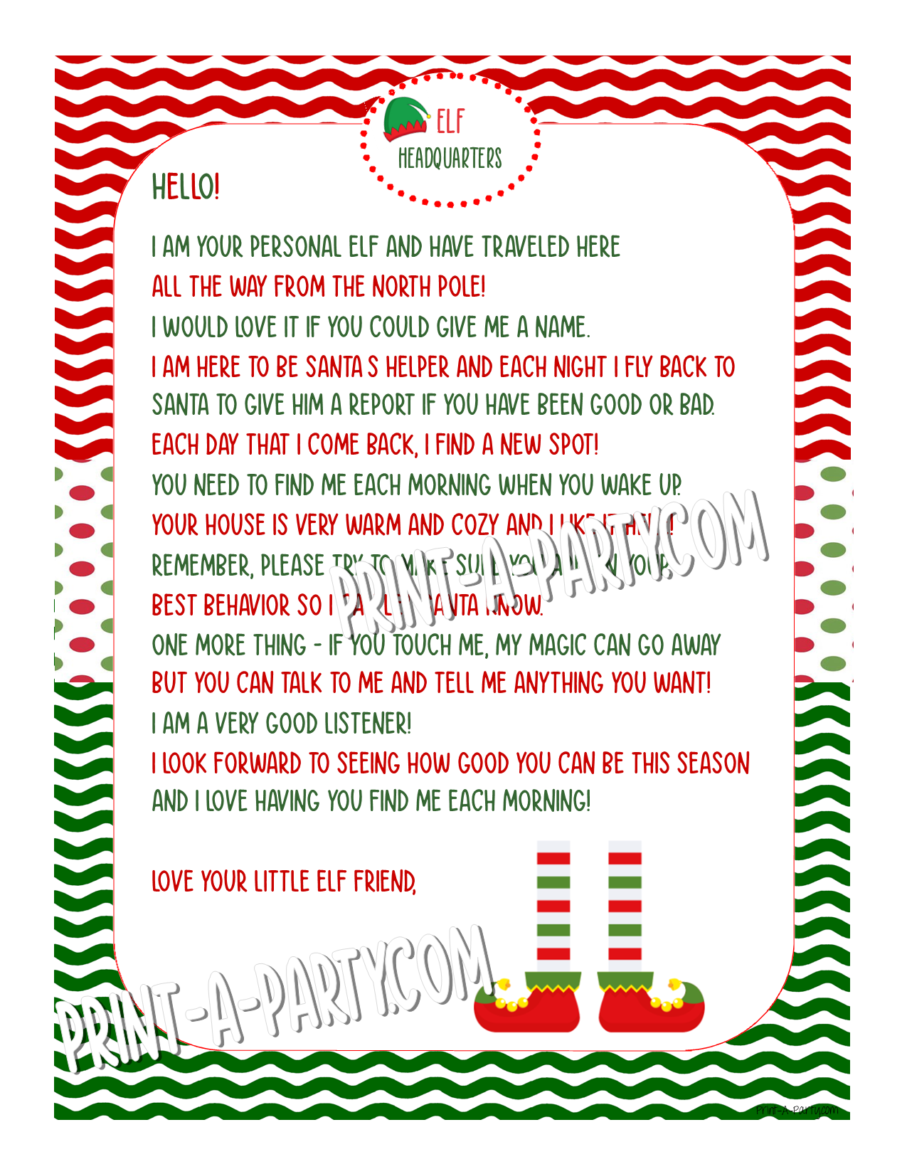 ELF Printable Letter Notes Pack | BRAND NEW Elf | Elf Welcome & Goodbye Letters | Blank Letters and Notes to promote or praise behavior - INSTANT DOWNLOAD