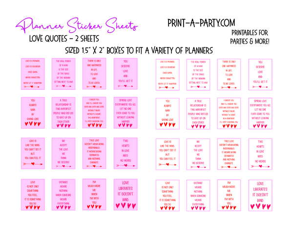Free Printable Weekly Planner Stickers fits Erin Condren Planner