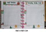 Christmas Planning Pages - Planner Size | Planner Printable | Planner Inserts | Classic Happy Planner | Christmas Organization