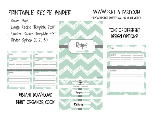 DIY Recipe Binder (with Free Printable Downloads)