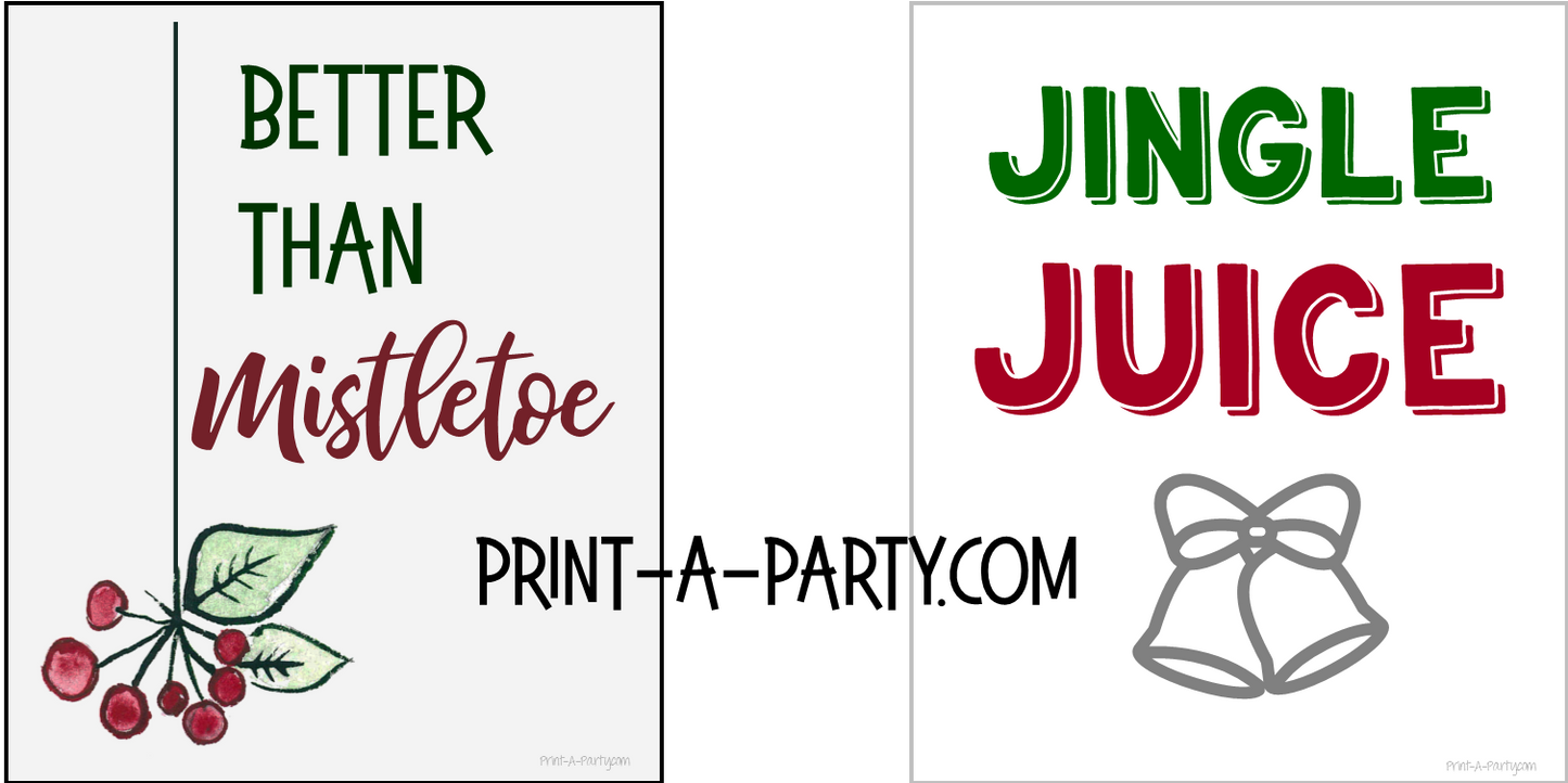 WINE LABELS: Christmas Sarcastic Holiday - Gifts, Wine Baskets - INSTANT DOWNLOAD