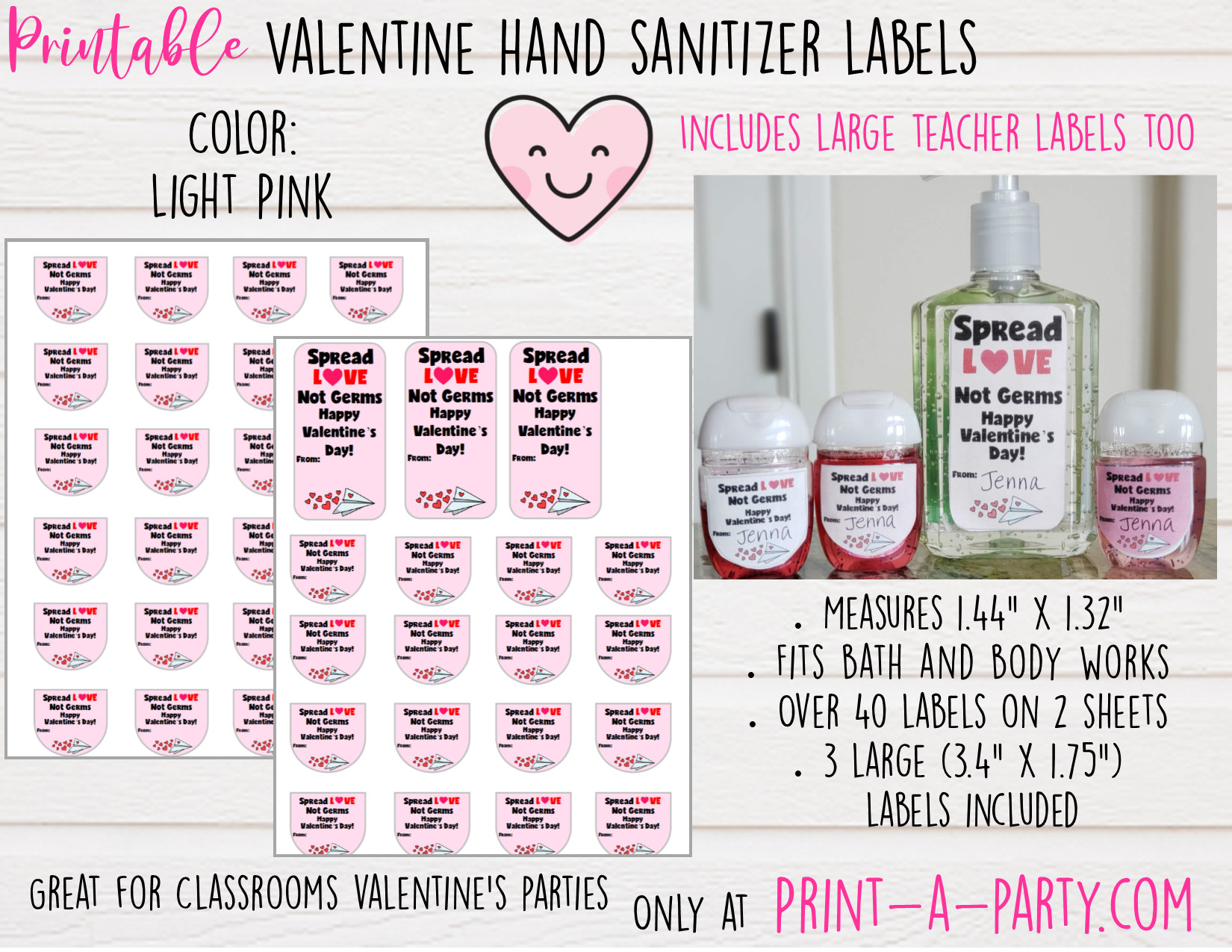 hand-sanitizer-labels-printable-valentine-s-day-hand-sanitizers-sp-printaparty for Free Printable Hand Sanitizer Labels HAND SANITIZER LABELS | Printable Valentine's Day Hand Sanitizers | Sp – PrintAParty for Free Printable Hand Sanitizer Labels