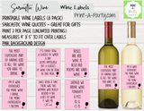 WINE LABELS: Sarcastic Meme Wine | Friends | Girlfriends | Girls Night Out | Sarcastic Funny (6)  Labels - INSTANT DOWNLOAD - Use again and again!