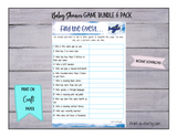 GAMES for Baby Shower | Airplane Aviation Baby Shower Theme | Baby Shower Games | INSTANT DOWNLOAD