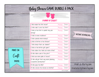 GAMES for Baby Shower | Twin Girls Baby Shower Theme | Baby Shower Games | INSTANT DOWNLOAD