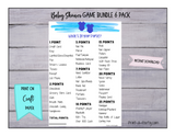 GAMES for Baby Shower | Twin Boys Baby Shower Theme | Baby Shower Games | INSTANT DOWNLOAD